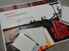 Quantity of cinema posters, titles include A Few Good Men, The Invisible Six, Into the West, Dress