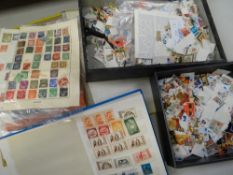 Sundry folders & box files of loose stamps ETC Condition reports provided on request by email for