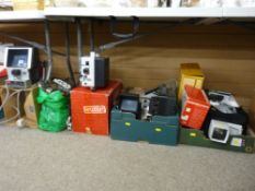 Mixed quantity of cine cameras and players, editing equipment and viewers with associated