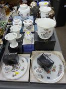 Collection of boxed Wedgwood 'Kutani Crane' ornamental bone china