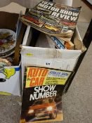 Collection of vintage motor magazines