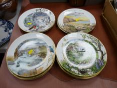 Quantity of decorative wall plates