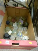 Good collection of hat shaped ornamental glassware