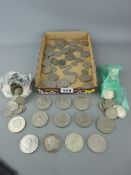 Collection of vintage silver and nickel coinage and collectable crowns, 1897 onwards