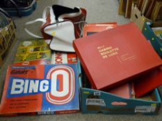 Selection of vintage and other tabletop board games etc