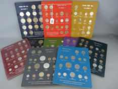 Collection of 'Food For All, FAO (Food Agricultural Organisation)' money cards, numbers 1,2,3,3a,4,