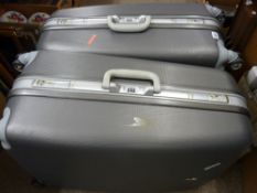 Good pair of large wheeled travel suitcases