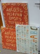 Three as new canvas type prints