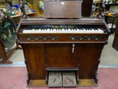 Circa 1900 mahogany chapel organ by The Hillier Organ Company, London, appears to be in working
