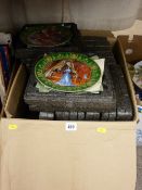 Collection of decorative wall plates