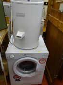 White Knight C398W tumble dryer and a Frigidaire 2800RPM spin dryer E/T