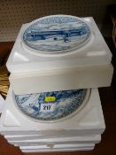 Quantity of decorative collector's year plates