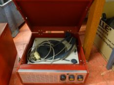 Vintage Alba cased turntable E/T