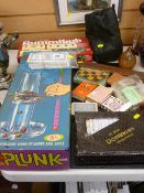 Original boxed Kerplunk game by Ideal with mixed selection of card, board and table games