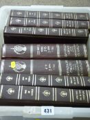 Seven volumes of Britannica Book of the Year and Oxford Dictionary