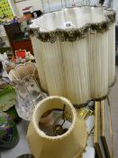 Three decorative table lamps