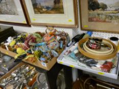 Quantity of embroidery materials and haberdashery equipment