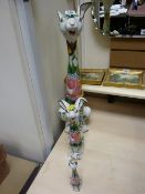 Set of three Italian pottery cats