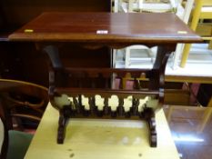 Quality reproduction mahogany magazine table