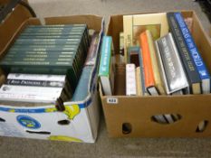 Two boxes of books