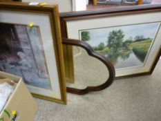 Limited edition prints, mirror etc