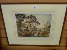 JAMES PRIDDY artist's proof print titled 'Autumn Tints, Cheshire'