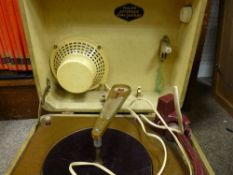 Vintage cased gramophone by Phillips 'Autosonic Disc Jockey'