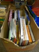 Box of books and magazines, various subjects, mainly royalty