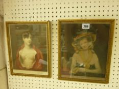 Two early 19th Century prints, published by Harry E Dickens and the Stafford Gallery - classical