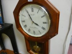 Modern Seiko Quartz Westminster Whittingham pendulum wall clock