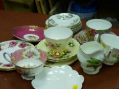 Parcel of miscellaneous Royal Albert and other cabinet teaware items