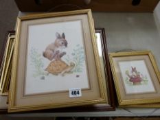 Quantity of framed pictures, prints and embroidered scenes