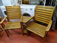 Garden duet bench seat