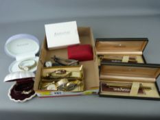 Nine carat gold cased lady's wristwatch with a collection of lady's and gent's wristwatches and