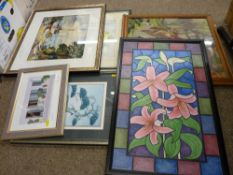 Quantity of framed pictures and prints