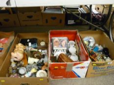 Three boxes of mixed collectables