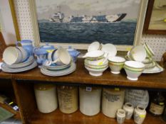 Parcel of Staffs teaware in various patterns