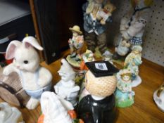 Quantity of novelty china and figurines