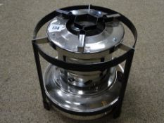 Boxed stainless steel wick stove