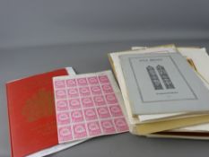 Quantity of unbroken blocks of stamps, Romania commemorating ten years of Unesco and Canada with