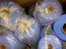 Several rolls of knitting machine yarn