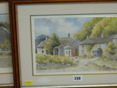 ANITA HALL two limited edition prints (278/350 and 75/350) - countryside village scenes