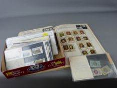 Quantity of commemorative British Post Office mint stamps and a part filled Stanley Gibbons album of