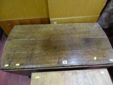 Oak barley twist gate leg dining table