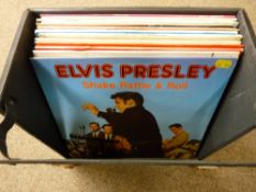 Small collection of vintage LP records, individual artists and compilations including Cliff Richard,