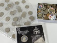 A tin of commemorative & other coinage ETC Condition reports provided on request by email for this