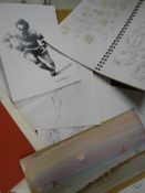 A parcel of preliminary drawings and sketches by Penarth artist RICHARD O'CONNELL together with