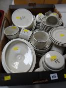 Collection of Royal Doulton Lambeth ware 'Willo' the Wisp' dinner and teaware Condition reports
