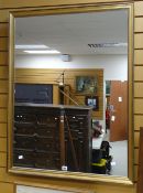 A large modern gilt framed mirror Condition reports provided on request by email for this auction