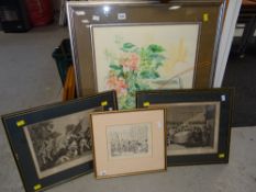 Parcel of framed prints Condition reports provided on request by email for this auction otherwise